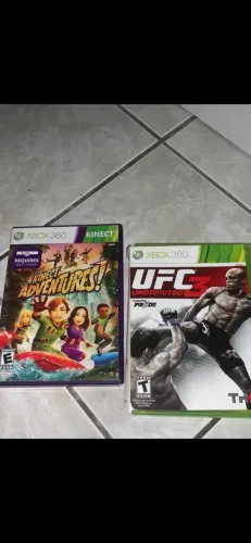 UFC E ADVENTURES 2 jogos Xbox kinect