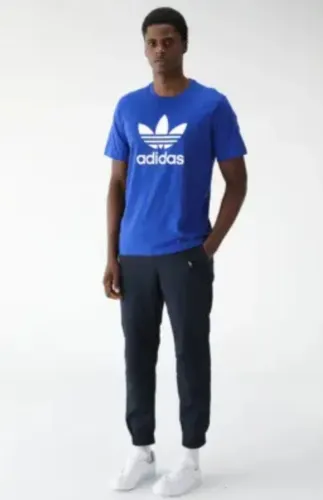 Camiseta Adidas Azul - Tamanho G
