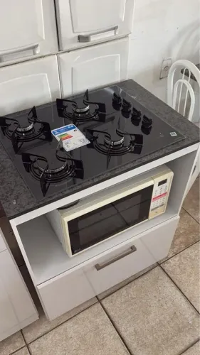 Balcão com cooktop 4 bocas novos