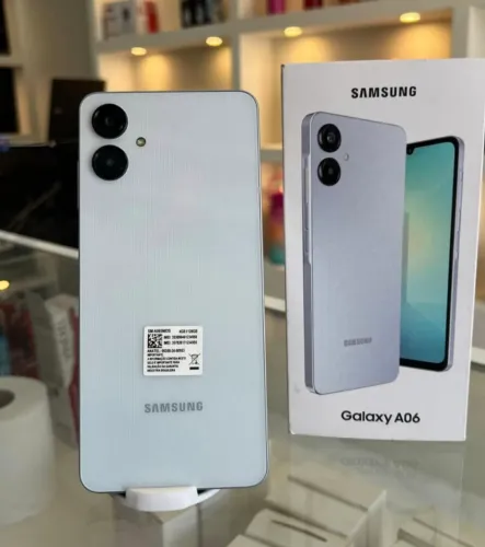 Galaxy A06 - Branco - 4G - Novo