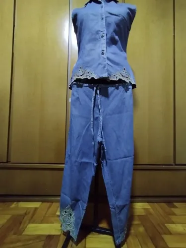 Conjunto Jeans bordado M n42