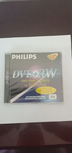 2 Mídias DVD+RW Philips