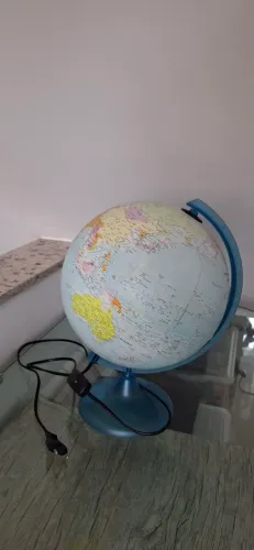 Luminaria Globo Terrestre 30cm Tecnodidattica