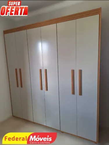 Guarda Roupa 6 Portas Novo - Espaço de Sobra e Muito Estilo!