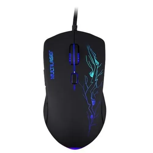 Mouse Gamer Multilaser Led 7 Cores MO276 3.200DPI - WZetta