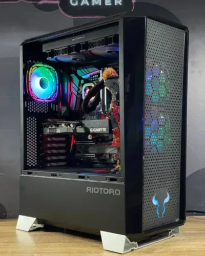 PC Gamer  RYZEN 5 + RTX 4060+ 1 ano de garantia e em até 12x