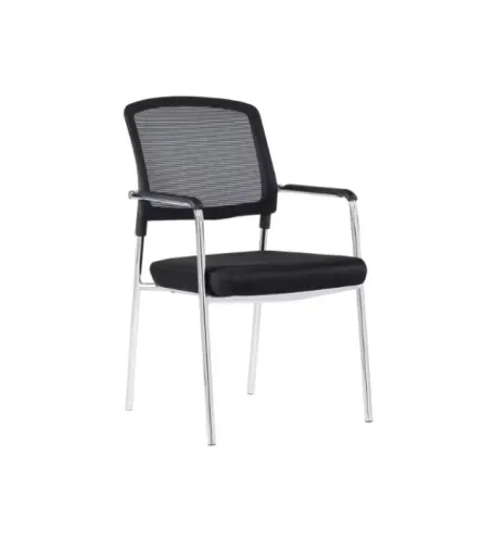 Cadeira Fixa Mash - Cadeira Fixa 4 Pés - Cadeira Fixa Telada - Cadeira Fixa Cromada