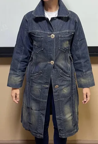 Casaco Jeans Longo marca Espaço Vagun