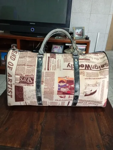 Bolsa de Viajem Vintage. 50x30x20