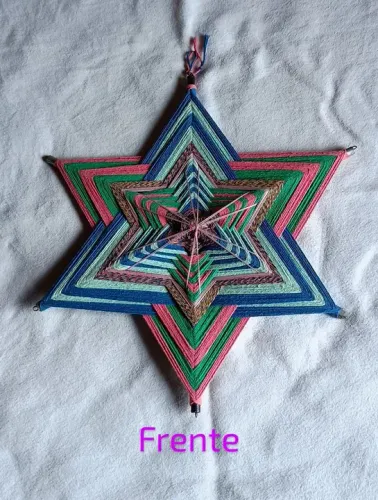 Mandala de parede de linha 50,5 cm