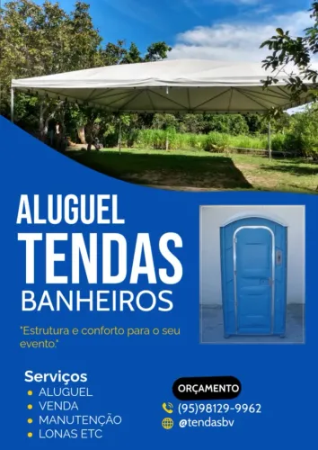 Aluguel Tendas e Banheiros Químicos