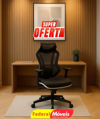 Cadeira Giratória Gamer Vizon - Design moderno e máxima ergonomia!