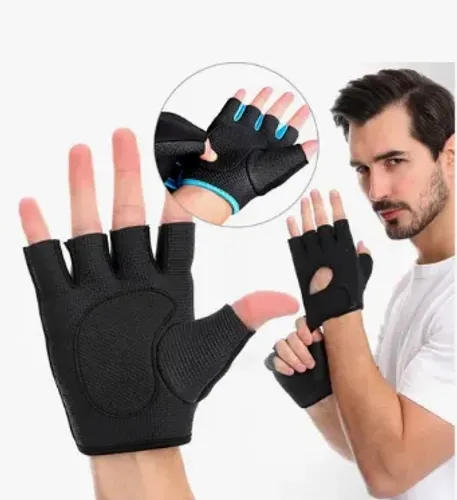 Par De Luvas Para Academia Neoprene Treino Musculação Bike Bicicleta MotoTop z1331