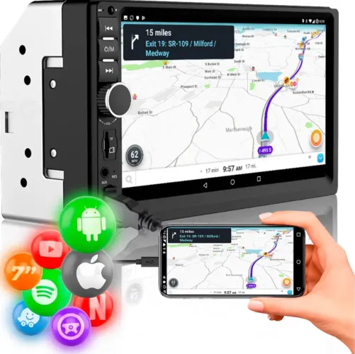 Multimídia touch com chamadas e bluetooth Entregamos 