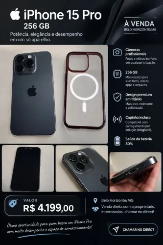 I Phone 15 Pro 256 GB