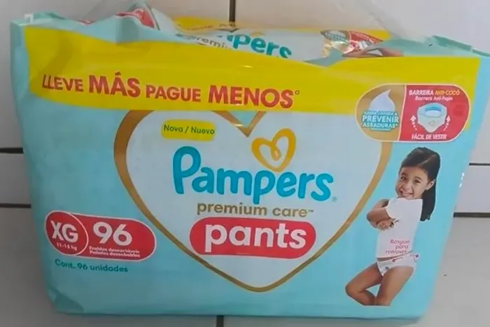 Fralda Pampers pants premium XG