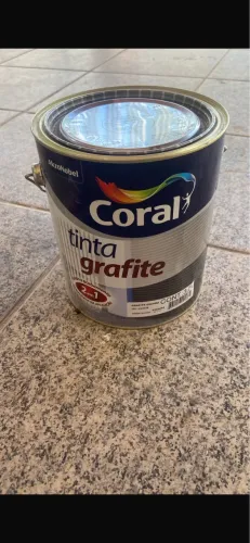 Tinta coral Grafite Escuro