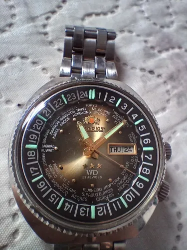 Relógio orient word diver