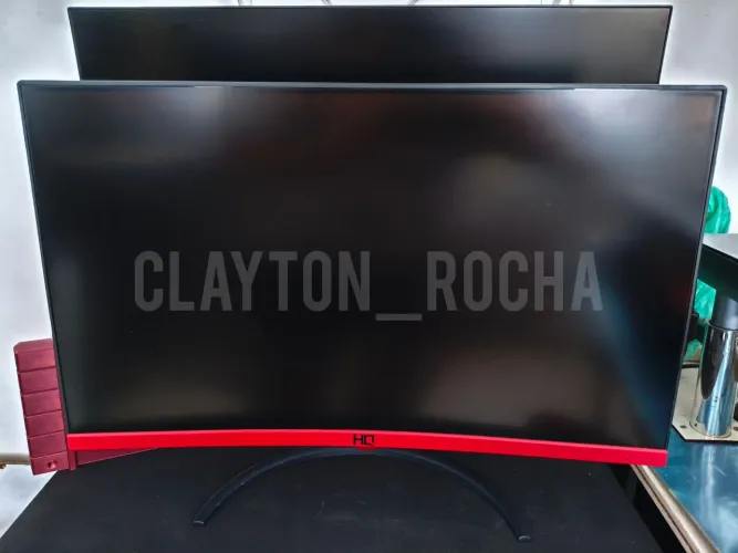 Monitor 25" curvo 144hz com som - ideal para jogos