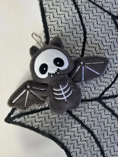 morcego gotico esqueleto - leia a descrição - pelúcia chaveiro gotico aesthetic dark