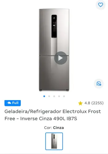 Geladeira com garantia 
