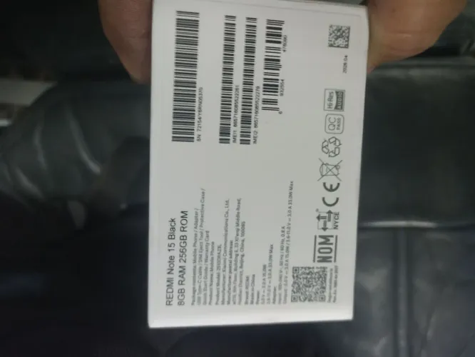 Celular redmi 15 zero lacrado na caixa