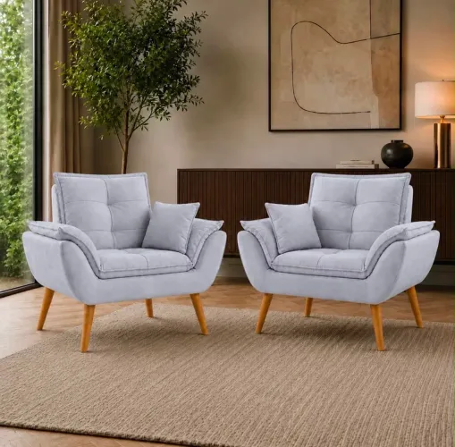 Vendo 2 Poltronas Suede 