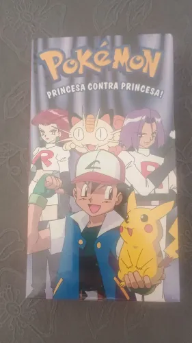 Fita VHS pokémon princesa contra princesa.