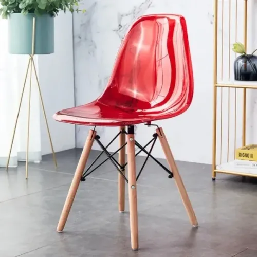 Cadeiras Cristal Eiffel Vermelho
