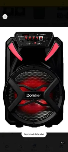 Caixa Som BOMBER - Bicho Papão
