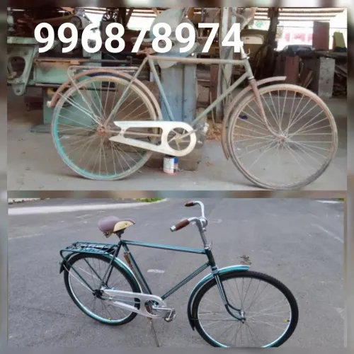 Bicicleta antiga Husqvarna 1951 toda original menos a pintura. Não envio