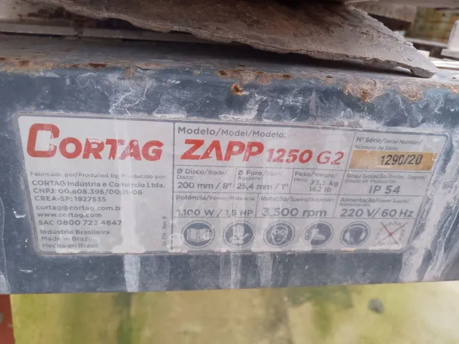 Máquina de corta piso