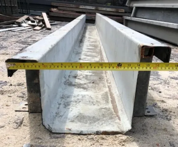 Viga calha / Canalheta de ferro / Calha de aço galvanizado / Calha de ferro 