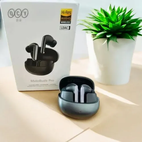 Fone Bluetooth QCY Melobuds Pro ANC LDAC Preto Lacrado Original 