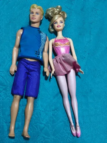Barbie bailarina+ ken (ambos conservados)