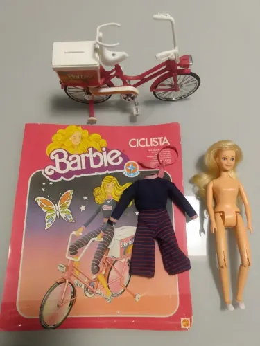 Barbie ciclista estrela anos 80 raro