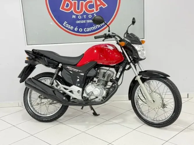 cg 160 start 2023 vemelha