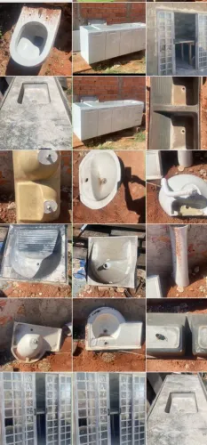 Louças de banheiro e portas e Materiais de obras