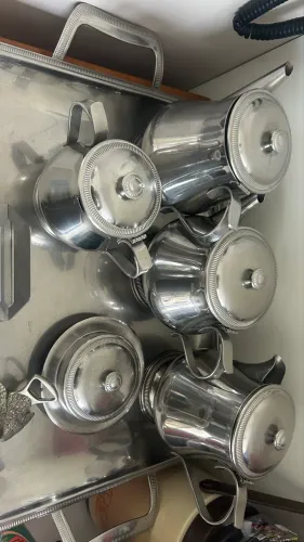 Conjunto Vintage Inox 18/10 Completo - Chá/Café - Excelente Estado