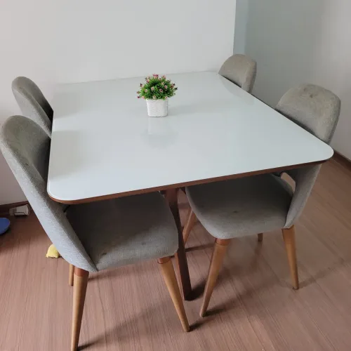 Conjunto mesa + 4 cadeiras