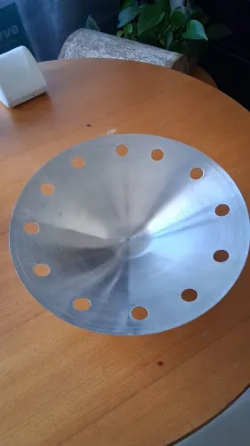Fruteira centro de mesa em inox
