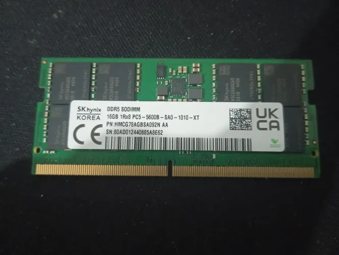Memória ram notebook 16gb DDR5 5200mhz gamer