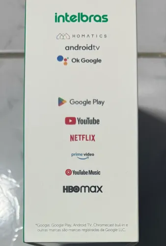TV Box Intelbras Homatics Full HD Android TV - Controle por Voz