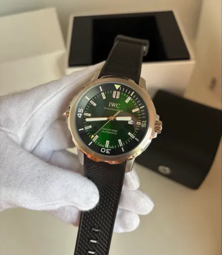 Relógio IWC Aquatimer Automatic Verde 44mm Linha Prem AAA+ Vidro Safira