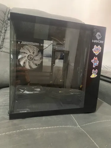 Gabinete M-ATX Hayom (duas fans)
