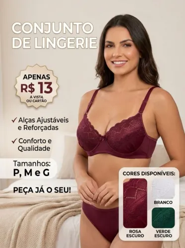 Conjunto Lingerie 13$