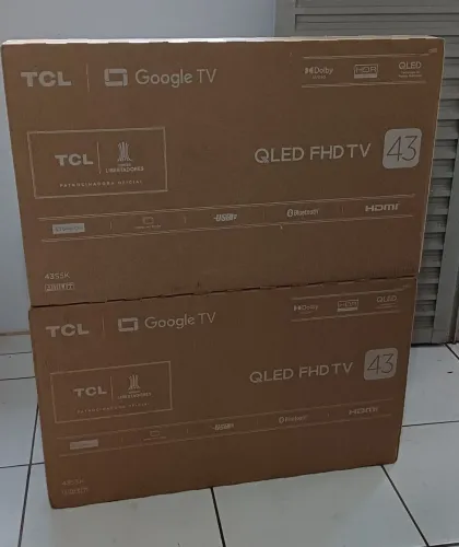 Vendo TV 43 TCL QLED lacrada e nota fiscal