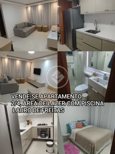 Apartamento com piscina 2/4 Lauro de Freitas codigo: 285666