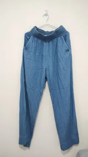Calça Jeans Wide Leg - Tmn.:42 - Colméia