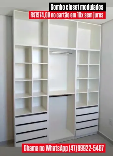 Closet modulados direto de fabrica *